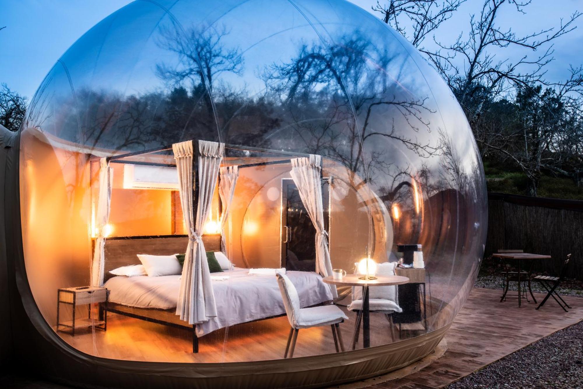 Horizonte Bubble Rooms Cortegana Extérieur photo