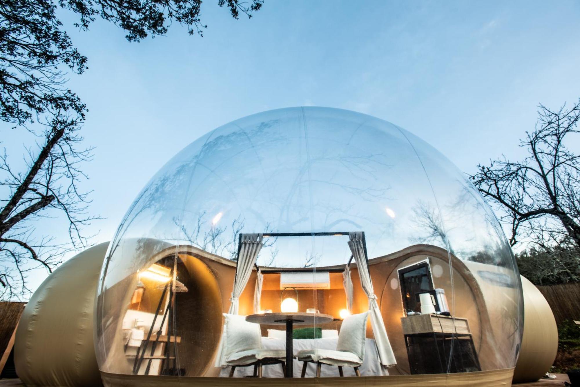 Horizonte Bubble Rooms Cortegana Extérieur photo
