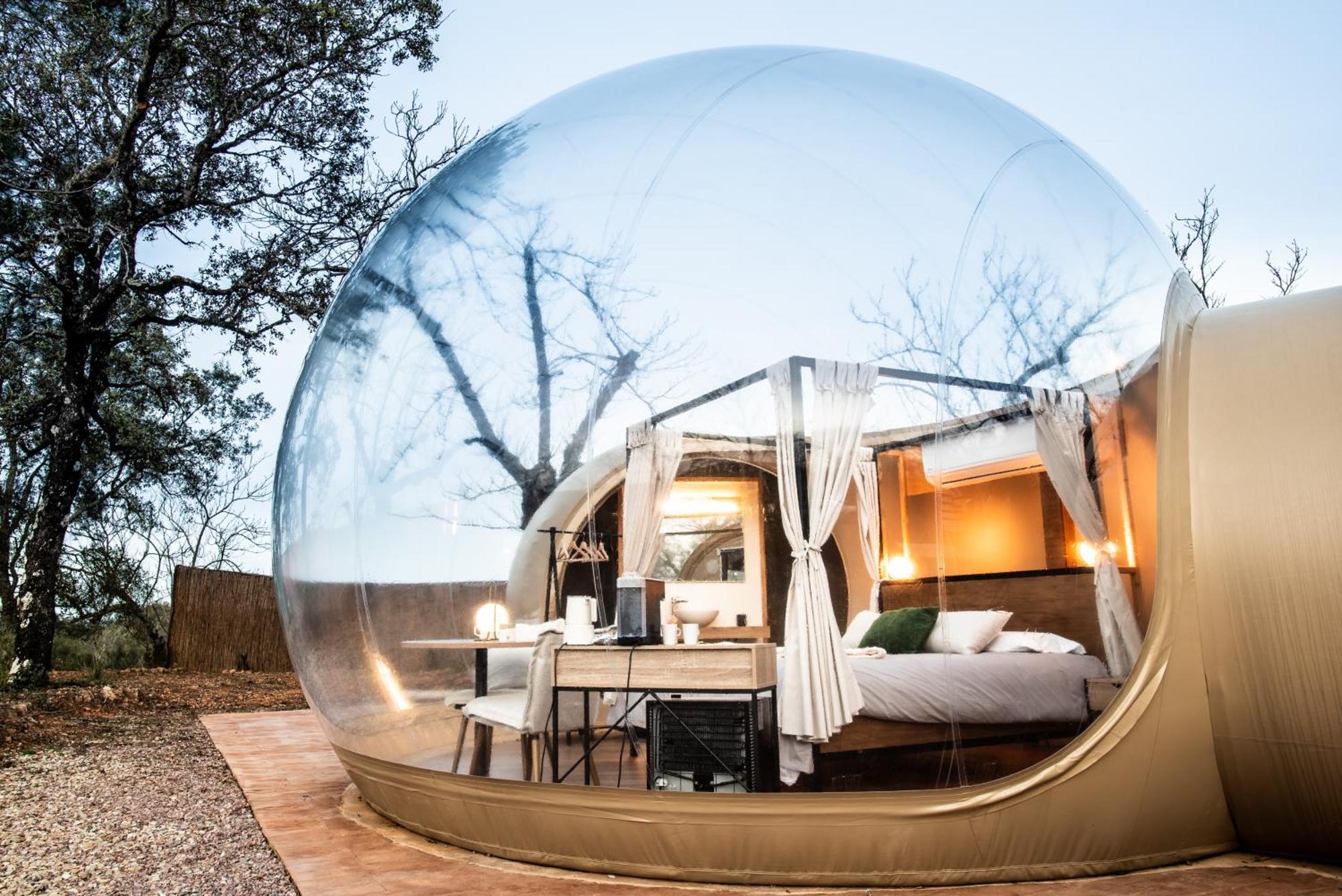 Horizonte Bubble Rooms Cortegana Extérieur photo